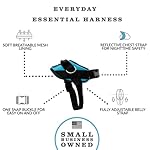 ShawnCo Essential Dog Harness, No-Pull Pet Vest with 3 Leash Clips, No Choke, Reflective, Adjustable and Padded, for Easy Walking and Training for Small, Medium and Large Dogs (Oceanic Blue, S) - Image 2