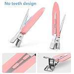30PCS Metal Alligator Hair Clips, Duck Billed Salon Styling Clips with Holes, Heavy Duty Silver Hair Pins for Women, DIY Bows & Home Use (30 Mixed Sizes) - Image 5