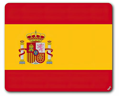 1art1 Espagne Drapeaux du Monde Tapis De Souris 23x19 cm