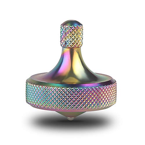 GUNAI Giro Manual Giroscopio de Acero Inoxidable Equilibrio Juguetes de descompresión Belleza para Regalo ?Color?