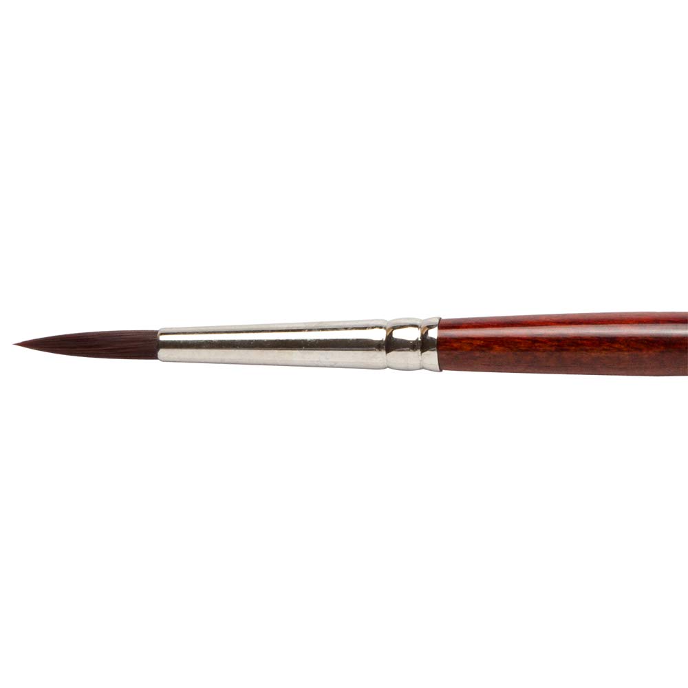 Pro-Arte Beige Pro Arte : Acrylix Round Synthetic Acrylic / Oil Brush Series 202 Short Handled Size 6