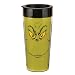 Vandor 53281 Dr. Seuss Grinch 16 oz Plastic Travel Mug, Green, Red, and Black