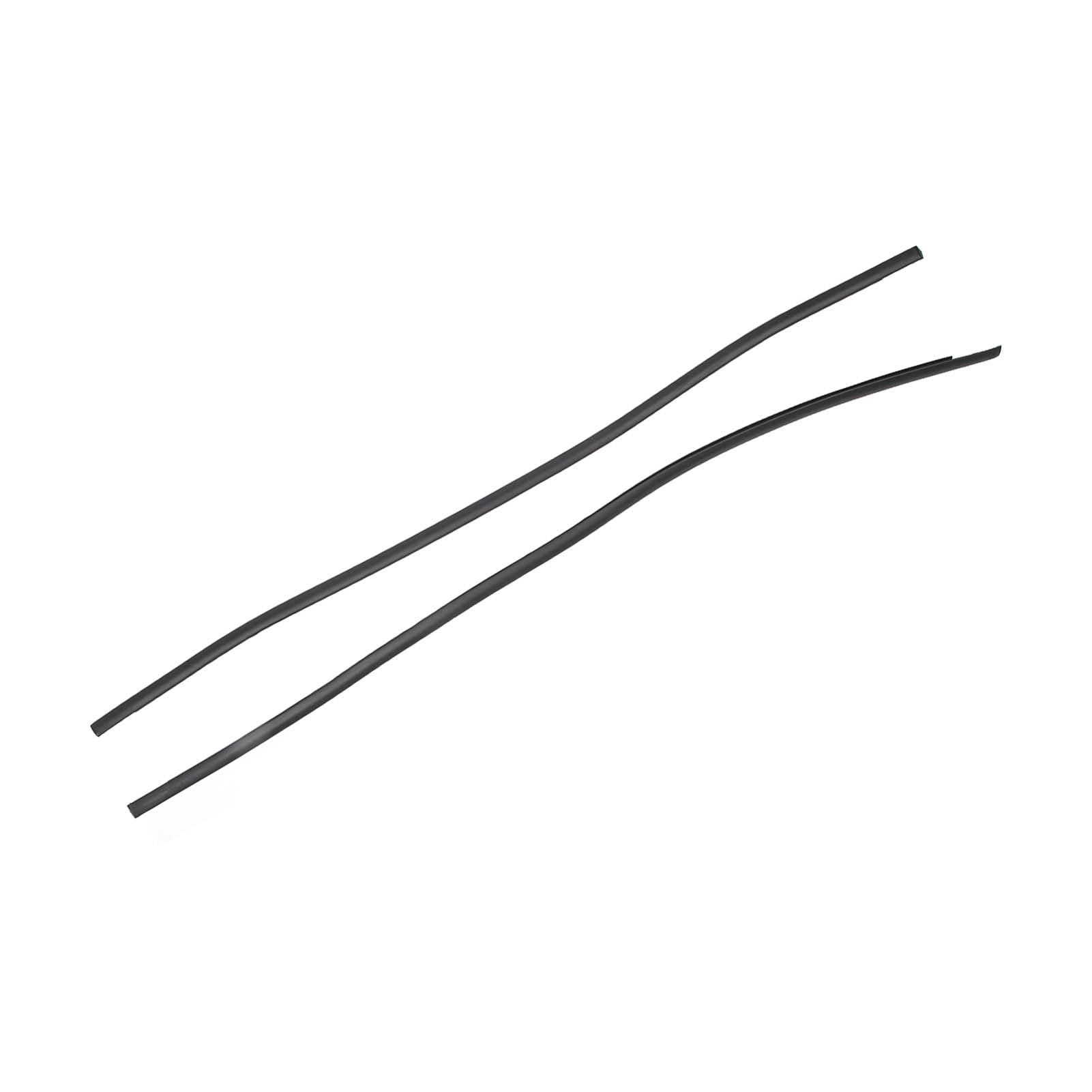 Roof Trim, Black Roof Trim Strips, 2pcs Car Roof Molding Trim Improve Streamlined Appearance 74316 Tr0 A01 For Sedan 4 Door 2012 To 2015