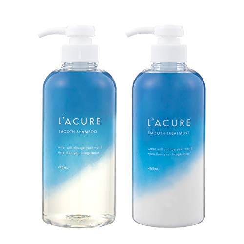 L'ACURE(ラキュア)スムースシャンプー&トリートメントセット アクアフローラルサボンの香り400ml