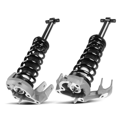 EIDZADK 2pcs Suspension Shock Absorber Strut and Spring Set Assembly Front Left Driver and Right Passenger Side Black Compatible with Cadillac CTS 2.8L 05-07 & 3.2L 03-04 & 3.6L 04-07