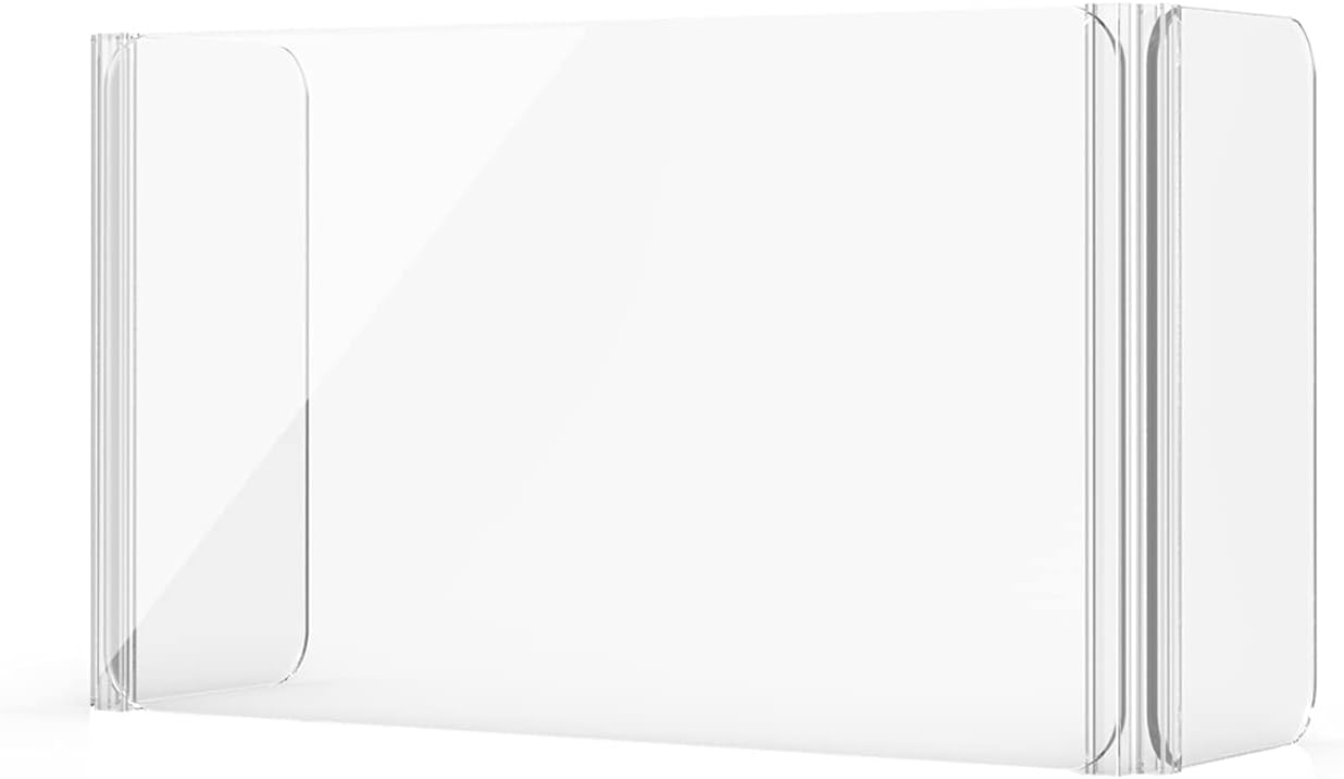 Foldable Protective Sneeze Guard - Clear Acrylic Dividers for Desk & Tables in School 24W x 16H x 12D