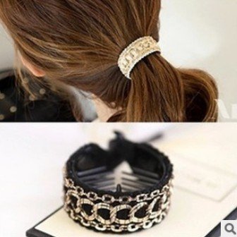 Y.F.M (3 Pcs/lot) Hair Accessories Ponytail Holders Hairbands Hair Circle Women Simple Ponytailer