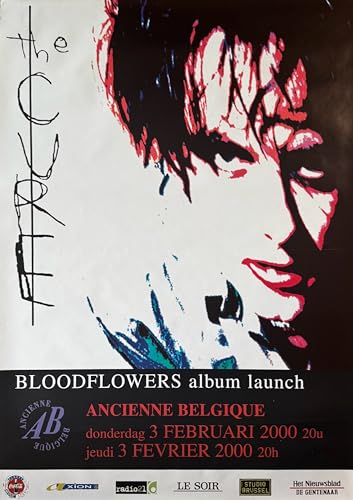 Poster The Cure Concert Belgique original a offrir à un collectionneur rock