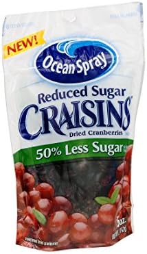 Ocean Spray Craisins Reduced Sugar Dried Cranberries, 5 oz