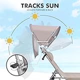 Universal Chair Canopy Umbrella, UPF 50+ Sun Shade with Adjustable Clamp Clip for Beach Chair, Outdoor Camping Chair, Sports Chair, Lawn Chair, Zero Gravity Chair, Wheelchair, Wagon,(Patent Design) - Image 4