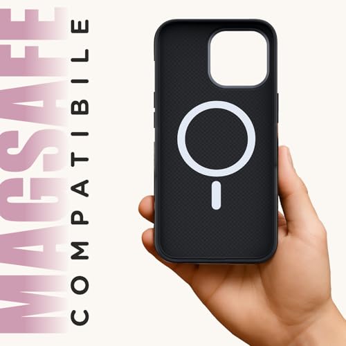 Image of AIBEX Aramid Fiber MagSafe Case Compatible for Apple iPhone 13 Pro| Slim Protective Back Cover with Built-in Magnets| Wireless Charging Support| Camera Ring Stand| Shockproof with Air Guard Corners