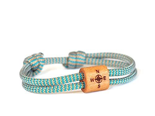 Dekoratives Armband aus Segeltau