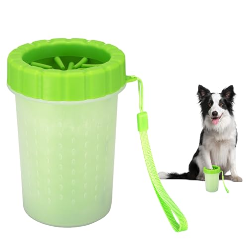 Pet Paw Cleaner Cup–Portable Dog Paw Washer with Soft Silicone Br...