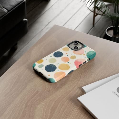 Coque rigide mate iPhone 14 au design abstrait haute finition
