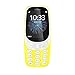 Nokia 3310 (2,4 Zoll Farbdisplay, 2MP Kamera, Bluetooth, Radio, MP3 Player, Dual Sim) gelb, 0.016