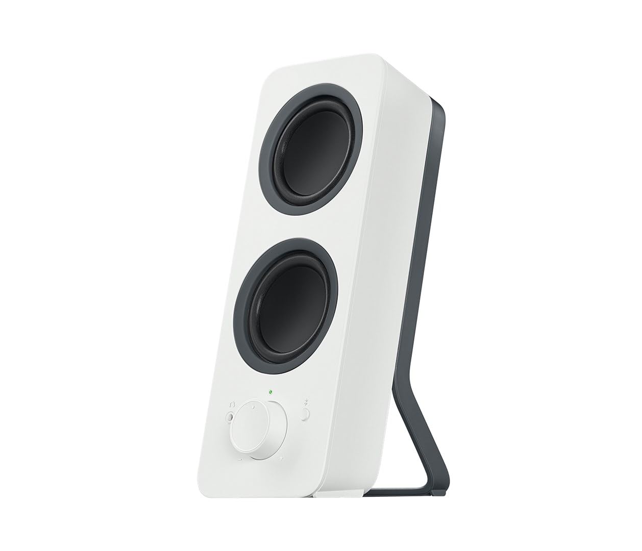 Logitech Z207 Sistema de Altavoce Bluetooth para PC, Sonido Estéreo, 10W de Pico, Entrada Audio 3.5 mm, Toma Auriculares, Multidispositivos, Enchufe EU, Ordenador/TV/Smartphone/Tablet, Blanco