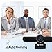 4K Webcam Conference Call TV Room Web Camera with Dual Microphones &Speaker, | All-in-One USB Video Camera, 116° Wide Angle, AI Auto Framing | Compatible with Zoom, OBS