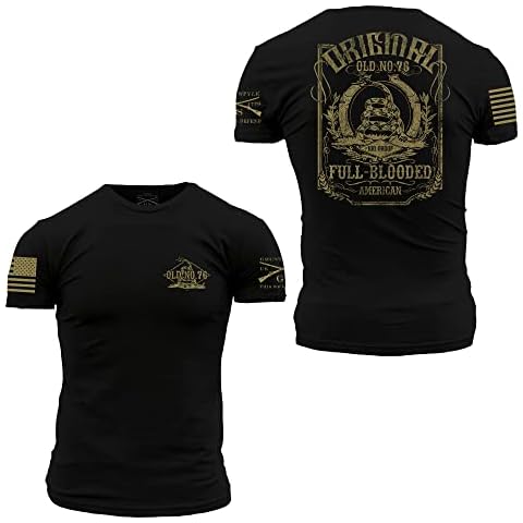 Grunt Style Old No. 76 Men's T-Shirt (Black, XLarge) Cover
