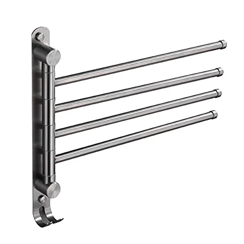 Rack en acier inoxydable pour organiser les serviettes de cuisine et bain