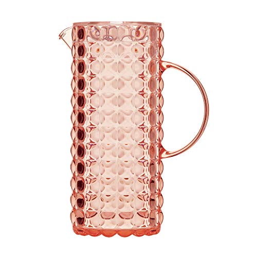 Guzzini Caraffa con Bulbo, Refrigerante Tiffany, Corallo, 18.5 x 11.5 x h25.5 cm