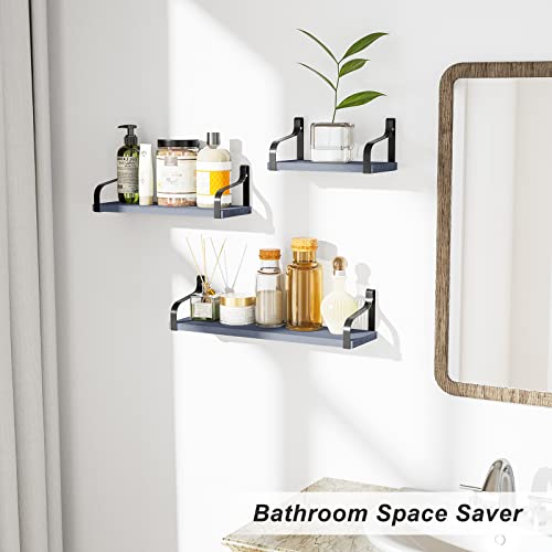 Love-Kankei Set di 3 ripiani galleggianti rustici