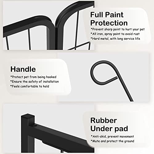 Metal Dog Playpen Indoor Puppy Playpen Outdoor Dog Fences, 40" Height 8 Panels Dog Playpen For Large Dogs/Hamster/Guinea Pig/Rabbit, Dog Pens Outdoor Dog Runs For Outside Rv Camping Play Yard #TOP2