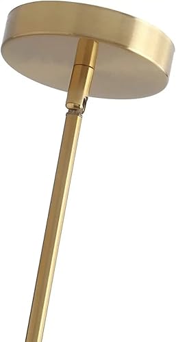 Miniatura 8 de Modern Chandelier Modern Globe Brushed Brass Metal Pendant Light with Adjustable Rods Hanging Ceiling Lighting Fixture for Kitchen Dining Room