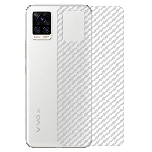 Image of Compatible with Vivo V20 Pro Back Screen Protective Film Carbon Fiber Skin Transparent Screen Guard Sticker