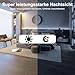 ZHENHAN Mini Kamera, Überwachungskamera Innen mit Akku, 2.4 GHz WLAN Kamera mit Bewegungserkennung, Nachtsicht, Cloud & SD-Karte, Haustierkamera mit App – Kleine Kamera für Zuhause(Black)