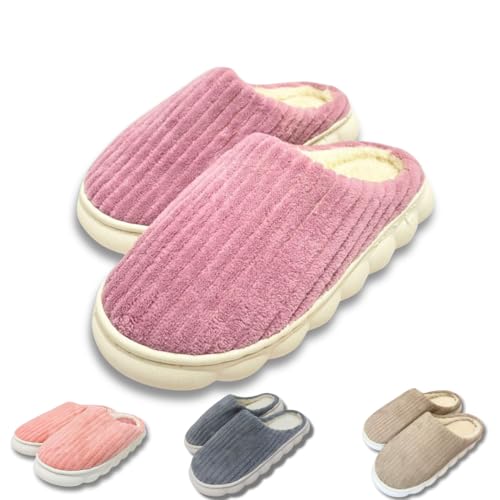 Pantufa Nuvem Chinelo Sapatilha Antiderrapante Super Quentinha Adulto Unissex Quarto Forrada Macia 34/36 Peluciada Inverno Frio Feminina Pelúcia (Lilás, BR, Adulto, Numérico, M, 34)