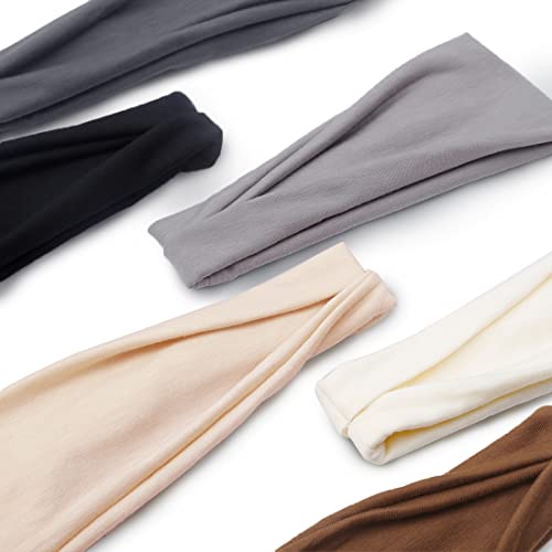 Huachi Workout Headbands For Women Wide Hair Headbands Yoga Sports Running Hair Bands Non Slip. Super Soft & Stretch Head Bands #TOP6