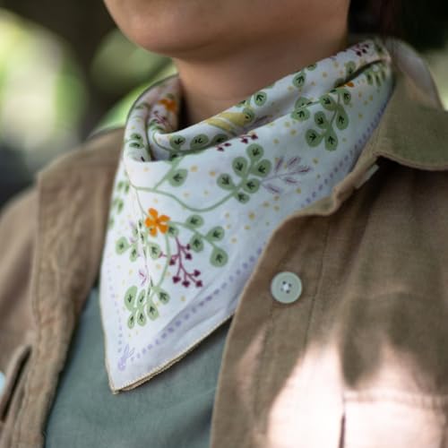 Image of WHTE MOSS Bandana - 100% Cotton Extra Soft Scarf Handkerchief for Men & Women