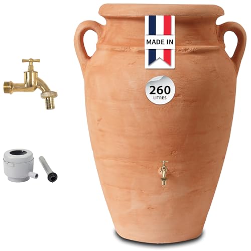 Cuve Récupérateur À Eau Amphore Murale Terracotta 260l - 995135
