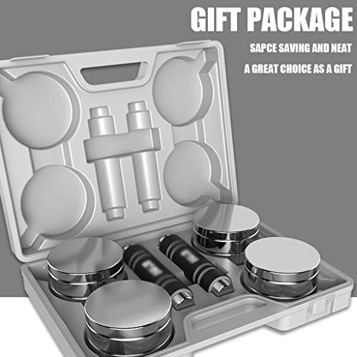 Dumbbells Gewichten Dumbbells, Verstelbare En Demonteerbare Gewichtsset Van Puur Staal, De Dames Oefenen Het… - Afbeelding 5