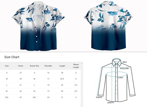 Image of LAMBOO Men Regular, Super Slim Fit Printed, Self Design Spread Collar Casual Shirt