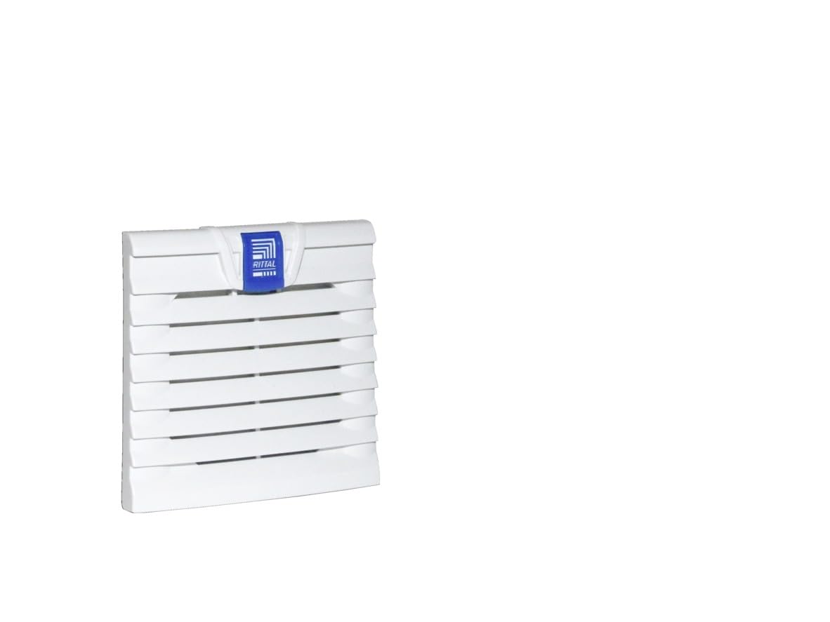 Rittal 3237.200, Outlet Vent, Passive Enclosure Cooling, 4.59" Height x 4.59" Width x 0.63" Depth