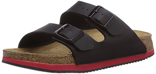 BirkenstockArizona Birko-Flor - Ciabatte unisex adulto, Nero...