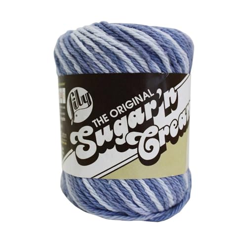 Image of Lily Sugar 'N Cream Yarn, 2 Ounce, Faded Denim