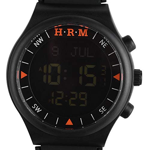 New Modern Sport Anti-Allergy Waterproof Azan Muslim Watch Worldwide Prayer Time Compass Alarm Black #TOP6