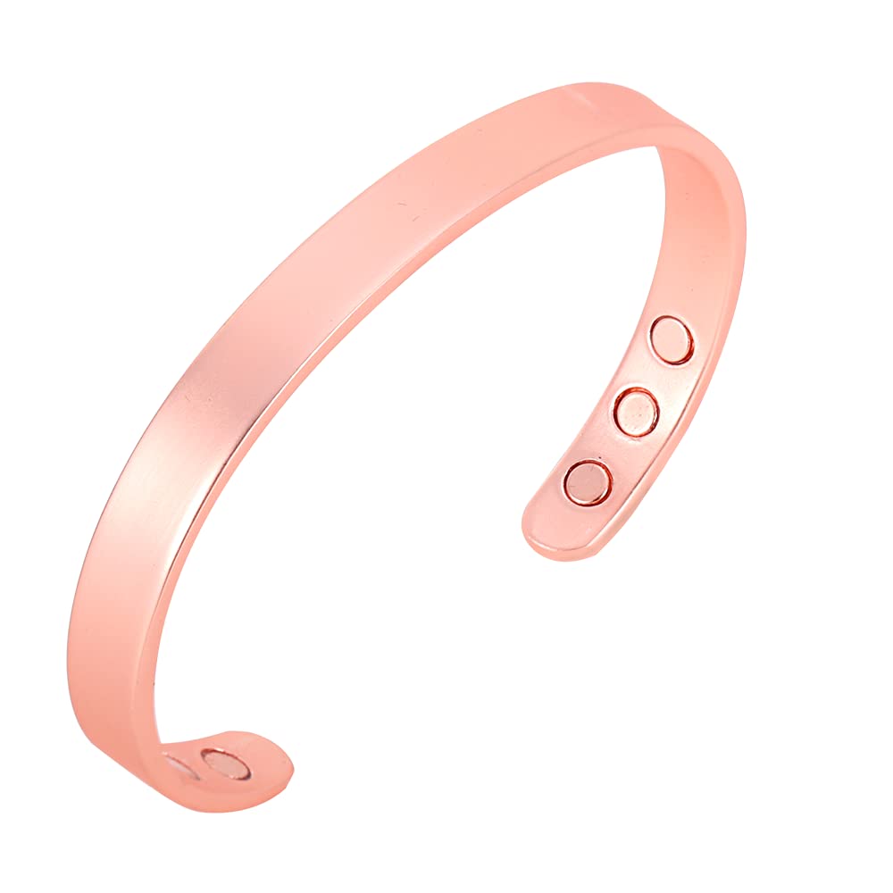 Harmony Kupfer Armreif Magnet Armspange TCM Magnettherapie Energetix 4you Kupfer Bangle 137 Cu 6 Magnete