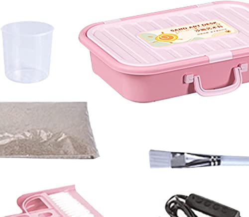 Kits de arte em areia Caixa de areia sensorial leve Mesa Brinquedos educativos Interação pai/filho F