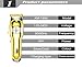 KEMEI Golden Cordless Hair Clipper Professional Hair Clippers Hair Trimmer for Men for Stylists and Barbers Full Metal Housing Hair Clipper USB Charge (Golden)