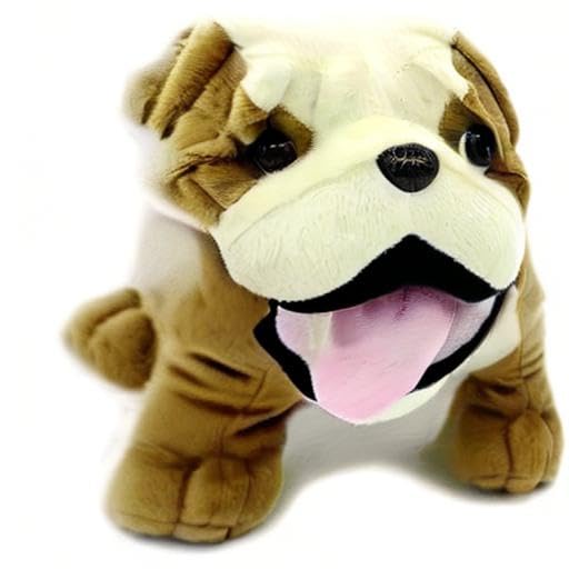 VACHICHI 30cm Plüschtier Englische Bulldogge, Kuscheltier Tierhund, Entzückender Spielzeugwelpe für alle Menschen