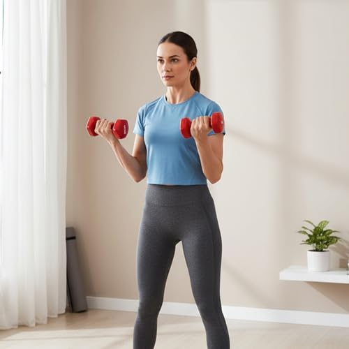 Image of Amazon Brand - Solimo Vinyl Dumbbell