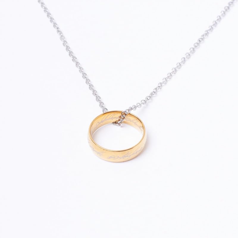 Image of SALTY ALPHA Anti Tarnish Stainless Steel Promise Ring Locket Neck Chain for Men | Stylish Pendant Necklace | Jewellery Accessories for Boys | Minimal Jewelry | Gifts for Boyfriend & Husband | Gift for Diwali, Christmas, Marriage, Birthday