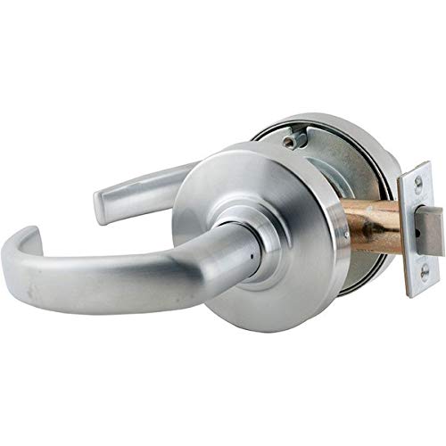 Schlage ND10S-SPA-626 Grade 1 Passage/Hall/Closet, 626 - Satin Chrome Finish, 2-3/4" Backset, Non Handed, Zinc; Steel