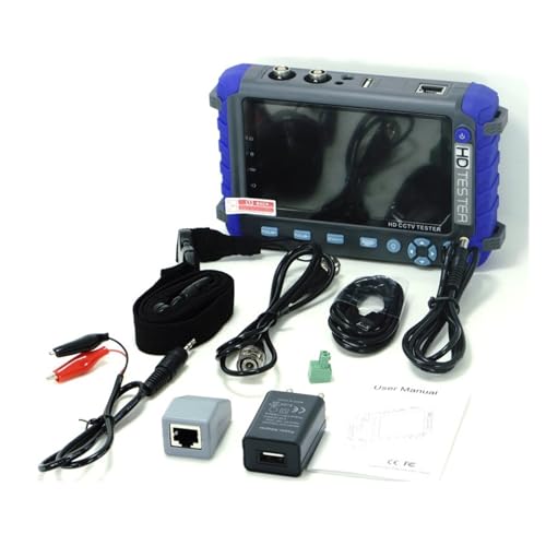 Probador de CCTV IV8C de 5" para cámaras de seguridad de 8MP AHD, TVI, CVI 7