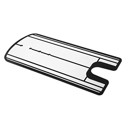 YIJU 1 Peça Golf Putting Mirror Alinhamento Ferramenta Swing Trainer - Preto - Preto