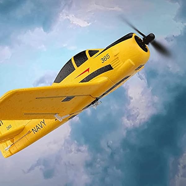 Frenchsh Kids Toy A210-T28 4-kanals som Real Machine Fjärrkontroll Fighter Model Toy Fixed Wing Glider 3D/6G Mode RC Glider, Ready To Fly Presentleksak för vuxna eller barn