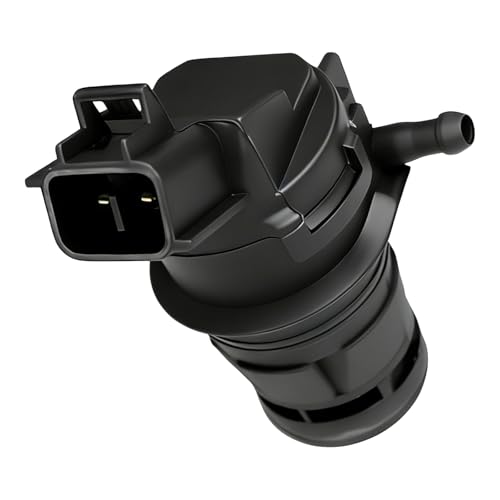 ESWW Windshield Washer Pump 85330-60190 85330-AE010 Windshield Wiper Washer Fluid Pump Sprayer Front Rear Replacement 85330-60180 85330-21010 with Grommet Compatible with Toyota Lexus Mazda Honda